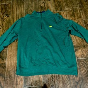 Green Masters Collection large golf long sleeve shirt